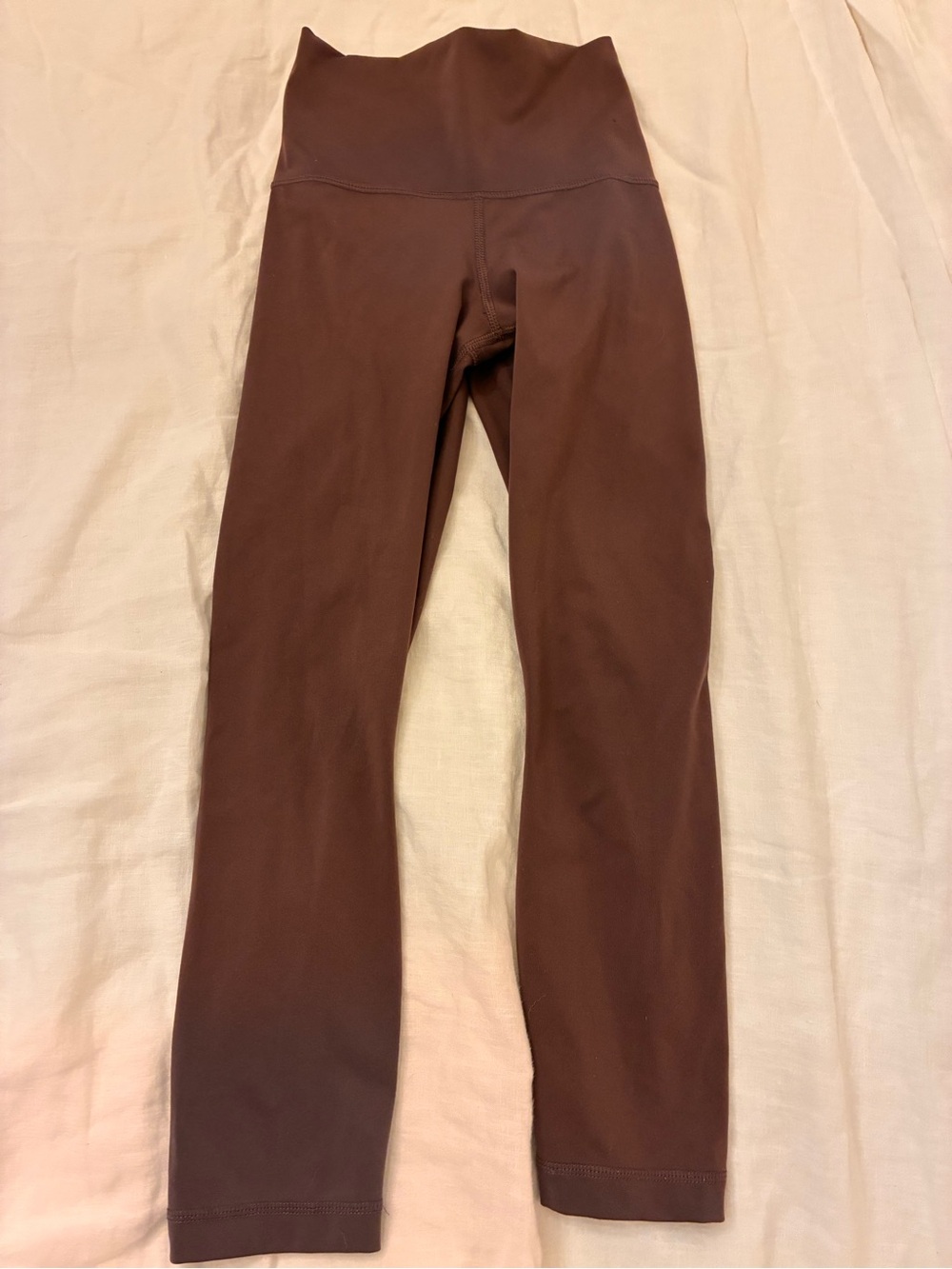 Yogalicious Lux Brown Espresso High Rise Soft Leggings XS Flawed
